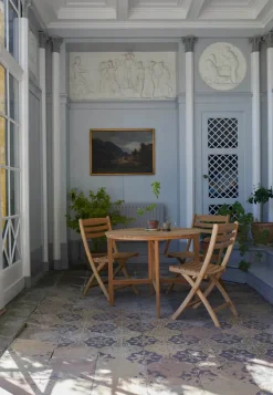 Skagerak Selandia Sæt, 4 stole og bord 147 fra Fritz Hansen