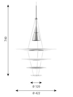 Skærme til Enigma 425 fra Louis Poulsen