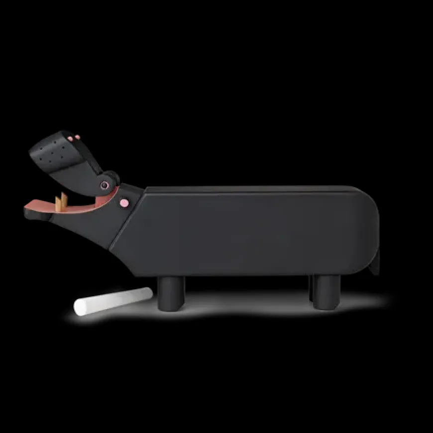 Sort flodhest af Kay Bojesen