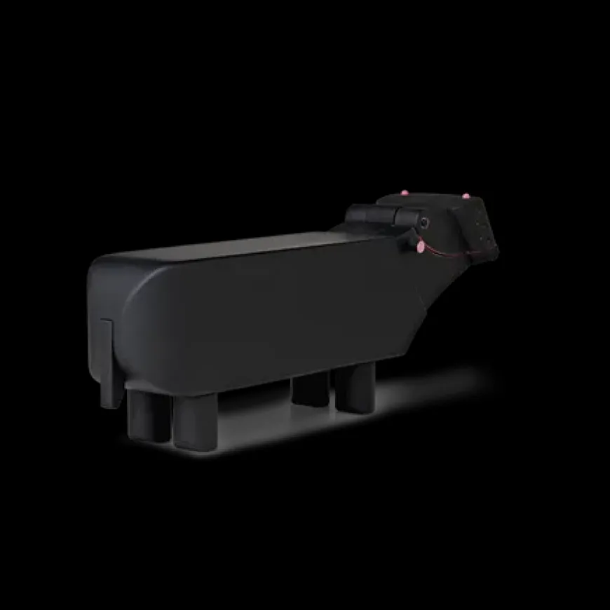 Sort flodhest af Kay Bojesen