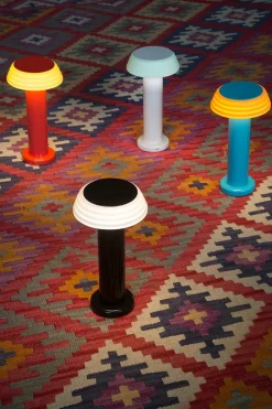 Sowden Light Portable Lamp PL1, black/white