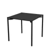 Special Edition Bliss Dining Table 81x81 cm, black fra Cane-line