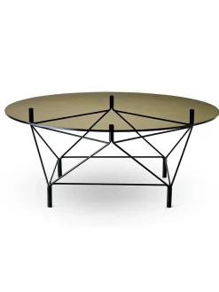 Spider Sofabord Ø 105 cm, sort stel fra Eilersen