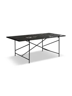 Spisebord 185, hvid marmor fra HANDVÄRK