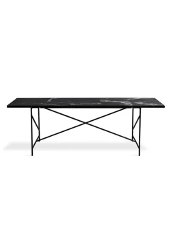 Spisebord 230, sort marmor fra HANDVÄRK