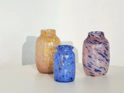 Splash Vase Roll Neck X-Small, coffee and white fra Hay