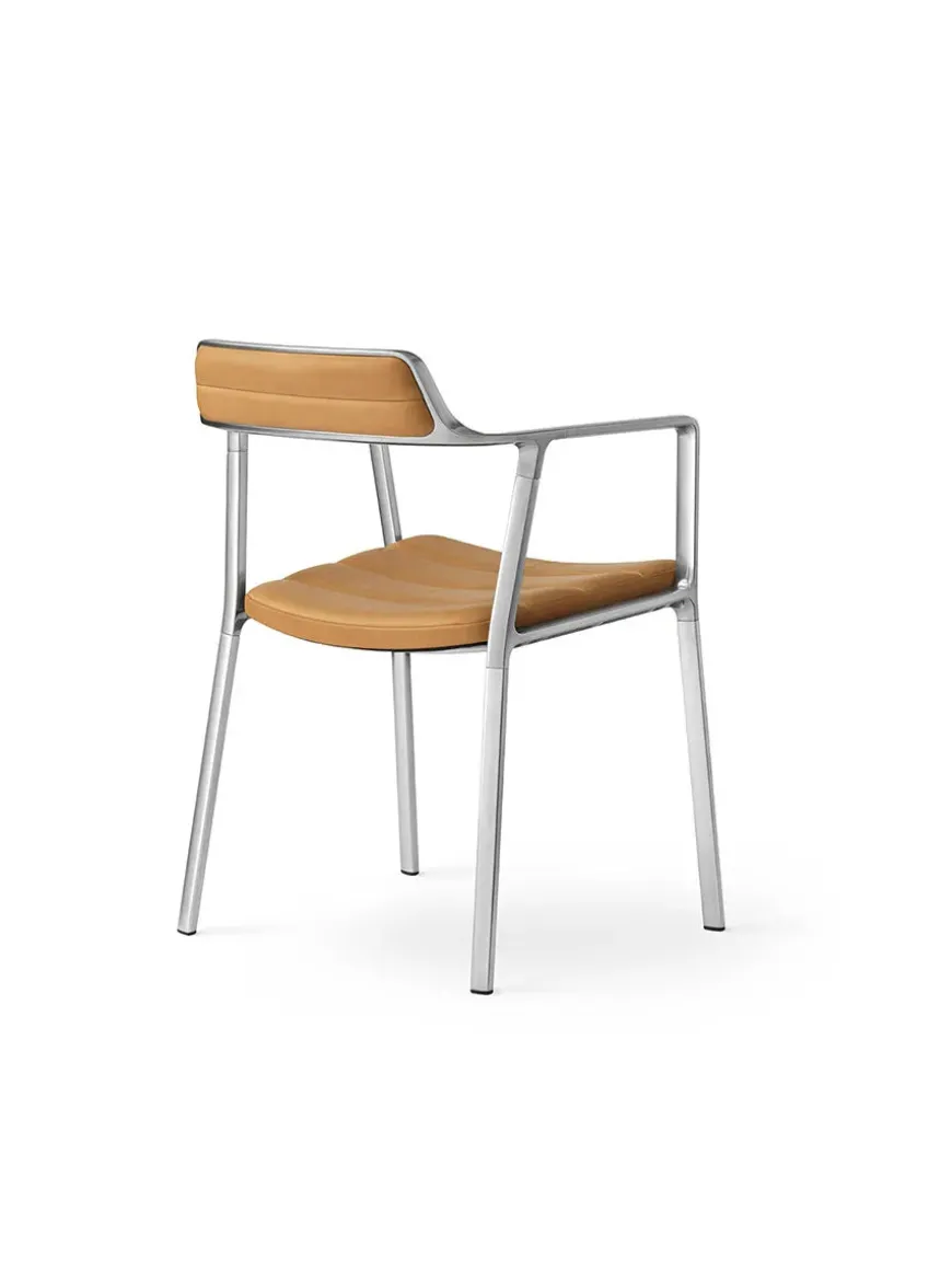 Stol med læder fra Vipp