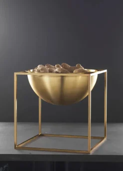 Stor Kubus Skål, guldbelagt fra Audo Copenhagen