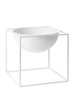 Stor Kubus Skål, hvid fra Audo Copenhagen