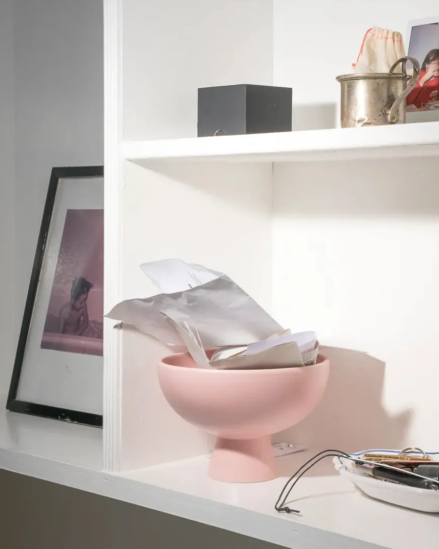 Strøm Skål, coral blush fra raawii