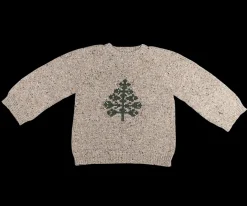 Sweater Strikket størrelse 5-6 år - Træ fra Maileg