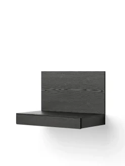 Tana Wall Mounted Desk, black stained oak fra New Works