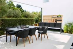 Teak Væg til Drop Hovedmodul fra Cane-line