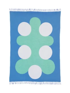 Teenagers from Mars Plaid, white/blue/leaf fra raawii