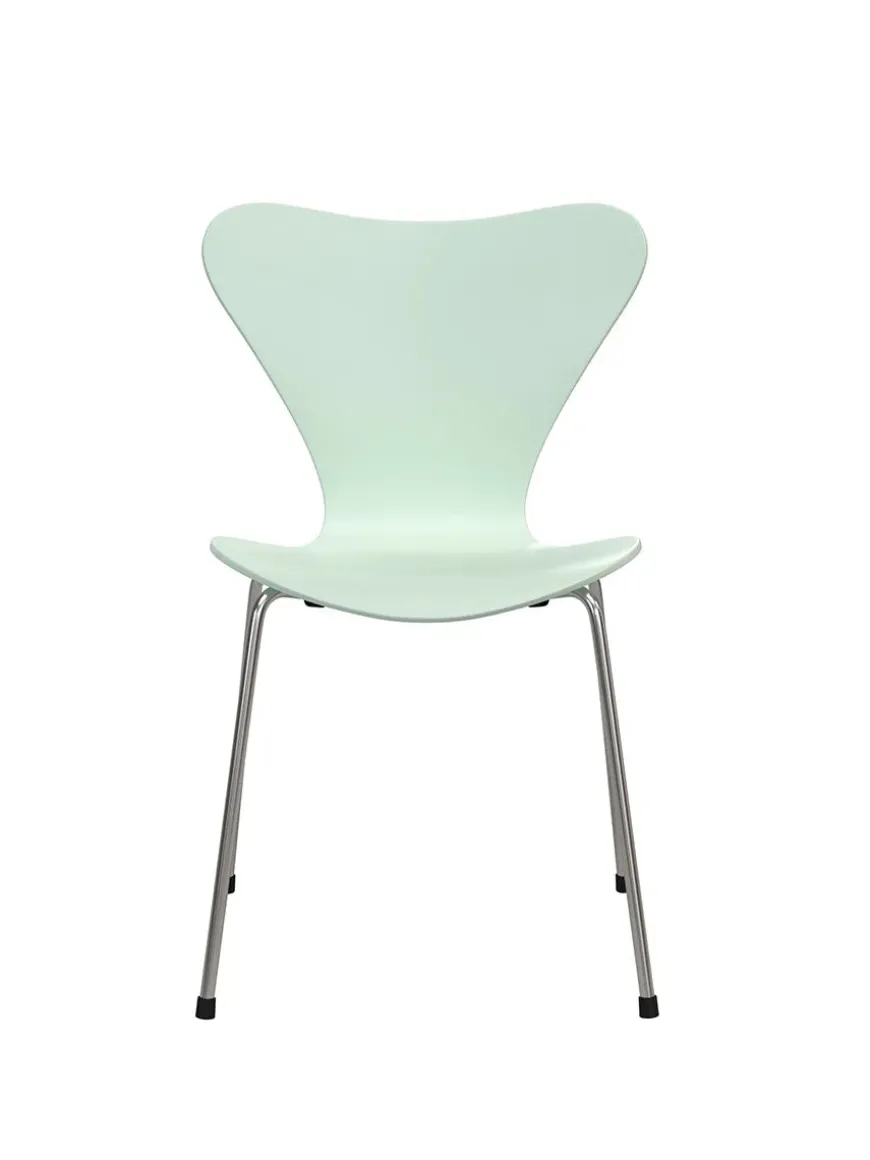 70th Anniversary Edition 3107 Spisebordsstol, 7:14 AM Green af Arne Jacobsen