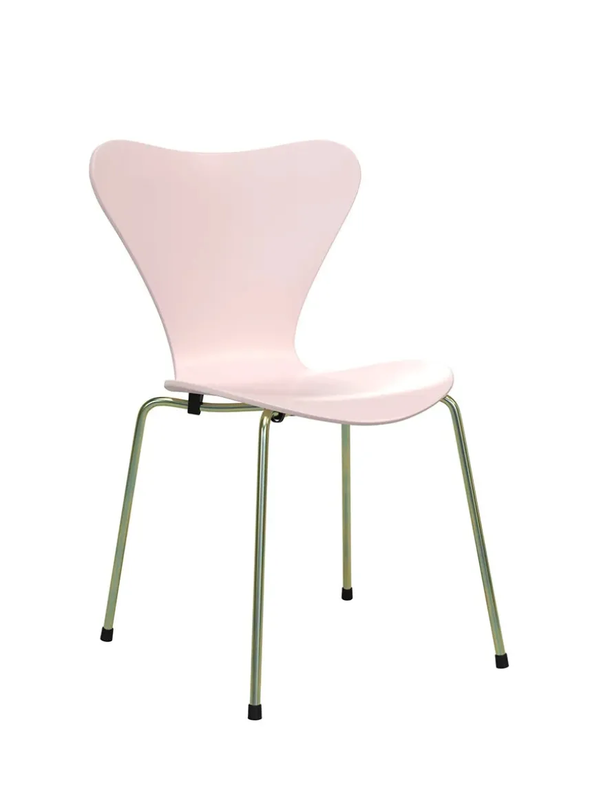 70th Anniversary Edition 3107 Spisebordsstol, 7:14 AM Green af Arne Jacobsen