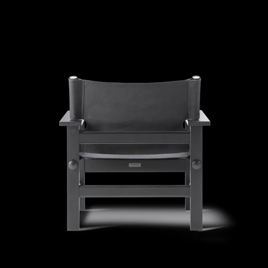 The Canvas Chair, sæbebehandlet eg natur canvas af Børge Mogensen