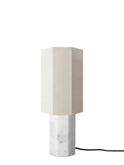 The Eight Over Eight Lamp Small, white marble fra Louise Roe