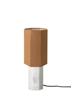 The Eight Over Eight Lamp Small, white marble fra Louise Roe