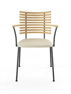 Tiger Armstol, creme læder fra Naver Collection