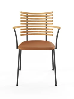 Tiger Armstol, creme læder fra Naver Collection