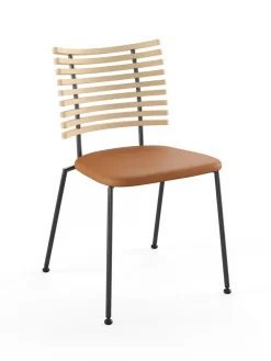 Tiger Stol, cognac læder fra Naver Collection