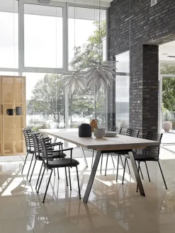 Tiger Stol, sort læder fra Naver Collection