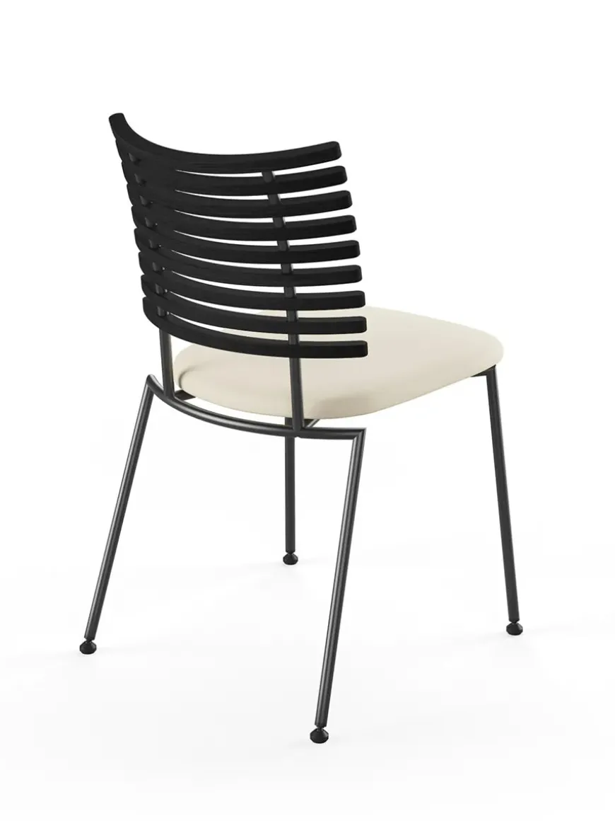 Tiger Stol, sort læder fra Naver Collection