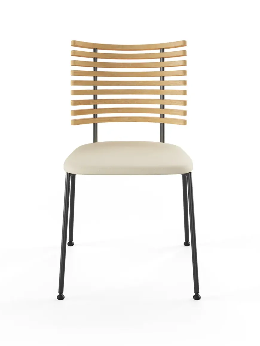 Tiger Stol, sort læder fra Naver Collection