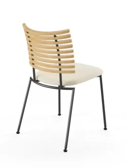 Tiger Stol, sort læder fra Naver Collection