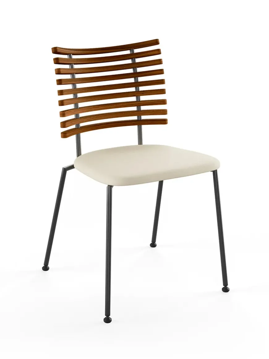 Tiger Stol, sort læder fra Naver Collection