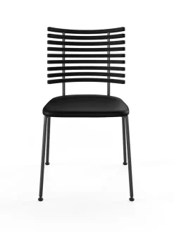 Tiger Stol, sort læder fra Naver Collection