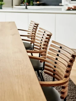 Tiger Stol, sort læder fra Naver Collection