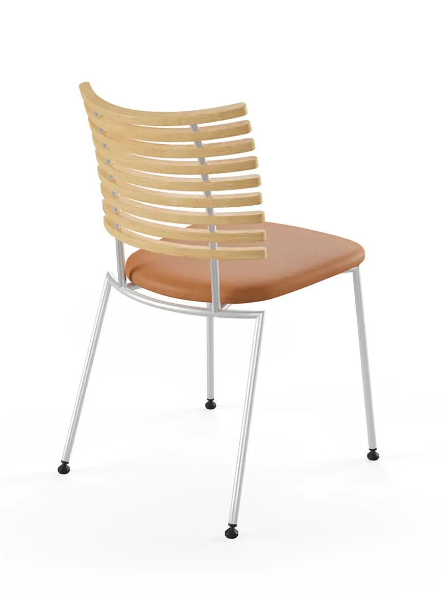 Tiger Stol, sort læder fra Naver Collection