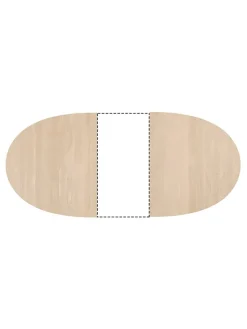 Tillægsplade til CH338/CH339 borde af Hans J. Wegner