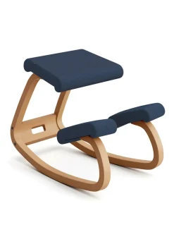 Variable Balans Stol, light brown wood/reflect 984 fra Variér