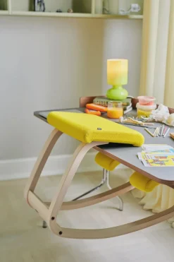 Variable Balans Stol, light brown wood/reflect 984 fra Variér