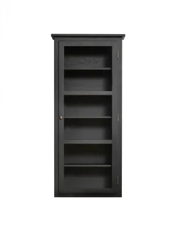 Væghængt Vitrineskab N4, dark blue fra Lindebjerg Design