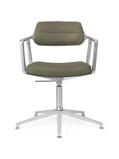 VIPP453 Swivel+ Chair, bosco grøn læder fra Vipp