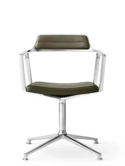 VIPP452 Swivel Chair, camel læder fra Vipp