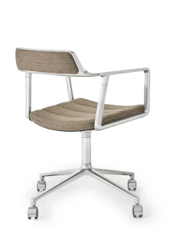 VIPP452 Swivel Chair m/hjul, bosco grøn læder fra Vipp