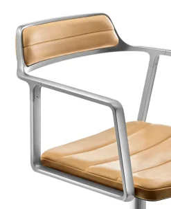 VIPP452 Swivel Chair m/hjul, bosco grøn læder fra Vipp