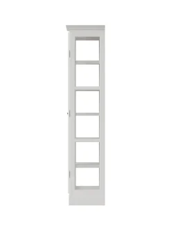 Vitrineskab Classic V1, lys grå fra Lindebjerg Design