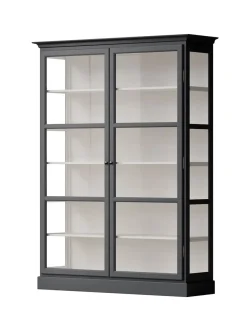Vitrineskab Classic V2, sort fra Lindebjerg Design