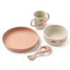 Vivi Printed Tableware Set, dream/ecru fra Liewood