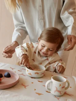 Vivi Printed Tableware Set, dream/ecru fra Liewood