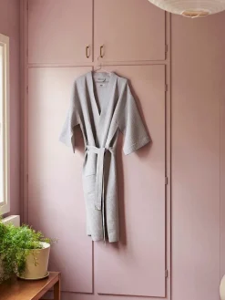 Waffle badekåbe, cream multi fra Hay