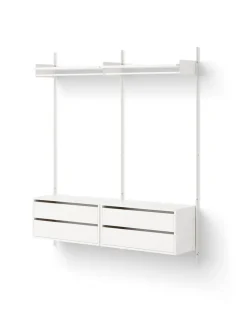 Wardrobe Shelf Cabinets w. Drawers fra New Works