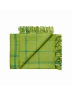 Warp & Weft Plaid, lime/grass fra Silkeborg Uldspinderi