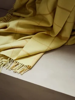 Warp & Weft Plaid, lime/grass fra Silkeborg Uldspinderi